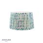 Joules Folly Blue Cotton Tapered Drum Shade 30cm