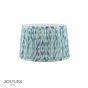 Joules Folly Blue Cotton Tapered Drum Shade 30cm