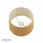 Joules Folly Yellow Cotton Tapered Drum Shade 30cm