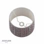 Joules Folly Multi Coloured Cotton Tapered Drum Shade 30cm