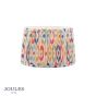 Joules Folly Multi Coloured Cotton Tapered Drum Shade 30cm