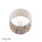 Joules Folly Multi Coloured Cotton Tapered Drum Shade 30cm