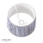 Joules Folly Blue Ticking Stripe Shade 30cm