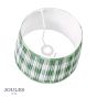 Joules Folly Green Gingham Print Shade 30cm