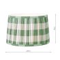 Joules Folly Green Gingham Print Shade 30cm