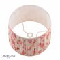 Joules Folly Pink Cotton Tapered Drum Shade 40cm