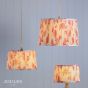 Joules Folly Pink Cotton Tapered Drum Shade 40cm