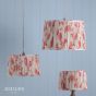 Joules Folly Pink Cotton Tapered Drum Shade 40cm