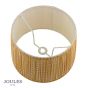 Joules Folly Yellow Cotton Tapered Drum Shade 40cm