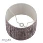 Joules Folly Multi Coloured Cotton Tapered Drum Shade 40cm