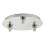 Foley 3 Light Flush Polished Chrome Fitting Only