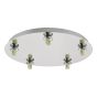Foley 5 Light Flush Polished Chrome Fitting Only