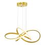 Fusion Pendant Satin Gold LED