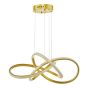 Fusion Pendant Satin Gold LED
