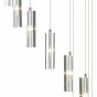 Galileo 12 Light Cluster Pendant Polished Chrome Crystal LED