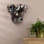 Genoa 3 Light Wall Light Natural Brass and Smoked Glass