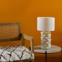 Georgina Table Lamp White With Shade