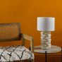 Georgina Table Lamp White With Shade