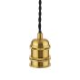 George 1 Light E27 Suspension Natural Brass