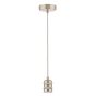 George 1 Light E27 Suspension Antique Chrome