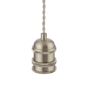 George 1 Light E27 Suspension Antique Chrome
