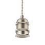 George 1 Light E27 Suspension Antique Chrome