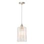 George 1 Light E27 Suspension Antique Chrome