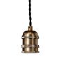 George 1 Light E27 Suspension Antique Bronze