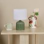Gigi Twin Pack Table Lamp Green With Shade