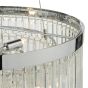 Giovana 5 Light Pendant Glass and Polished Chrome