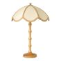 Giuliana 2 Light Table Lamp Wood with Rattan Shade