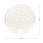 Mix & Match Clear Hammered Texture Glass Shade G9 12cm