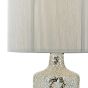 Guru Table Lamp Silver Mosaic Dual Source complete with Silver String Shade
