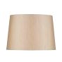 Gustav Silver Faux Silk Tapered Drum Shade 36cm
