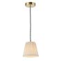 Hadano Pendant Natural Brass and Natural