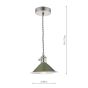 Hadano Pendant Antique Chrome