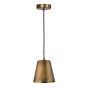 Hadano Pendant Antique Bronze with Antique Bronze Metal Shade