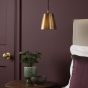 Hadano Pendant Antique Bronze with Antique Bronze Metal Shade