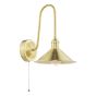 Hadano Wall Light Natural Brass and Aged Brass