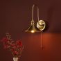 Hadano Wall Light Natural Brass and Aged Brass