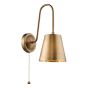 Hadano Wall Light Antique Bronze with Antique Bronze Metal Shade
