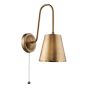 Hadano Wall Light Antique Bronze with Antique Bronze Metal Shade