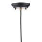 Hannover 1 Light Pendant Black Antique Brass