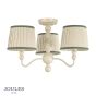 Joules Harewood 3 Light Semi-Flush Matt Cream With Shade