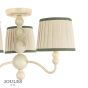 Joules Harewood 3 Light Semi-Flush Matt Cream With Shade