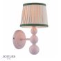 Joules Harewood Wall Light Matt Pink With Shade