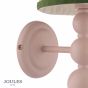 Joules Harewood Wall Light Matt Pink With Shade