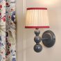 Joules Harewood Wall Light Matt Blue With Shade