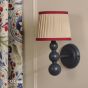 Joules Harewood Wall Light Matt Blue With Shade