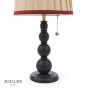 Joules Harewood Table Lamp Matt Blue and Matt Antique Brass With Shade